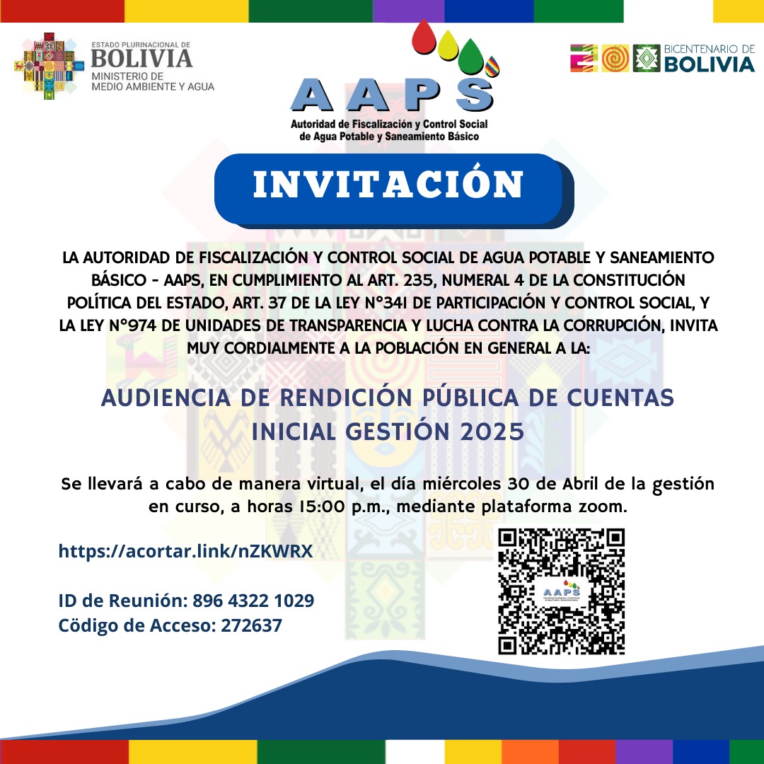 Invitacion Rendicion de Cuentas Inicial 2025   AAPS